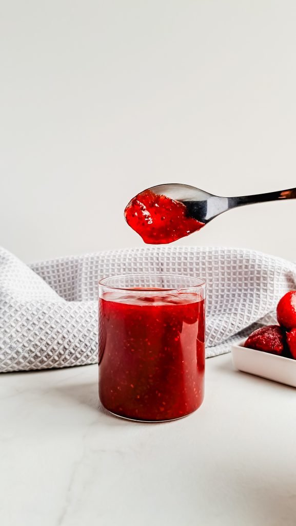 Healthy Strawberry Chia Seed Jam