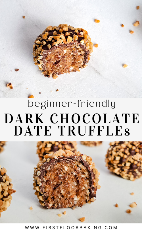 Dark Chocolate Date Truffles