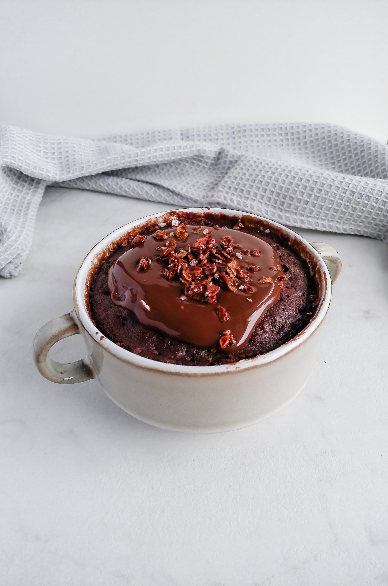 3-Ingredient Nutella Mug Cake