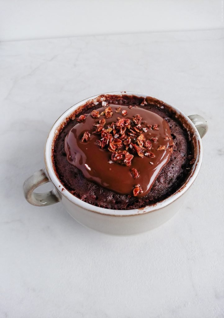 3-Ingredient Nutella Mug Cake