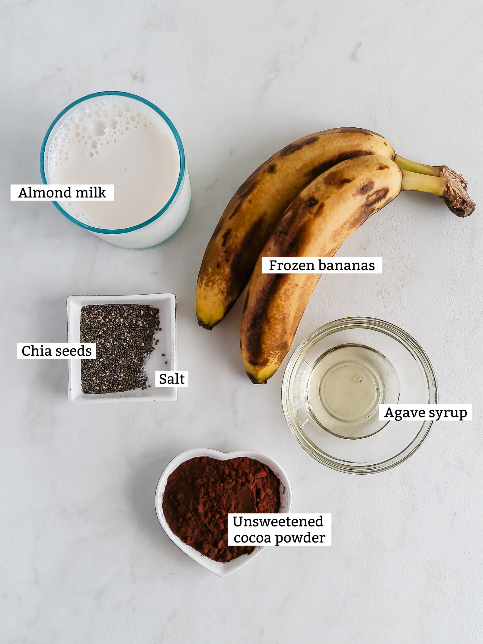 Chocolate Banana Chia Smoothie
